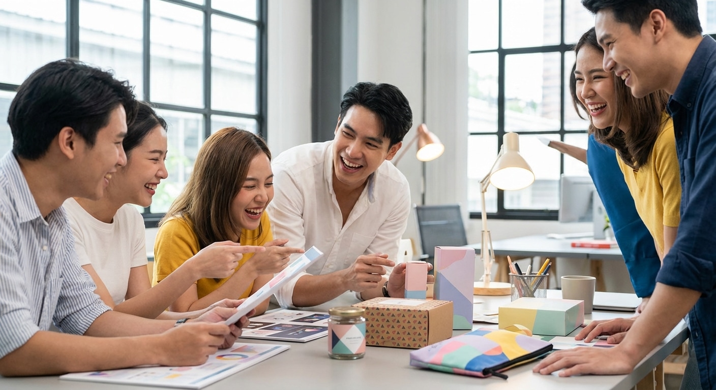 5 เทรนด์ออกแบบโลโก้และฉลากสินค้า สร้างแบรนด์ SME 2026 - sme-logo-label-design-2026