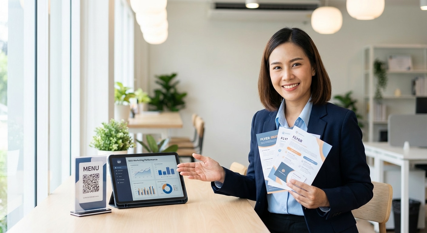 กลยุทธ์ SME 2026: ดันยอดขายร้านด้วยสื่อสิ่งพิมพ์ O2O - sme-print-marketing-o2o-strategy