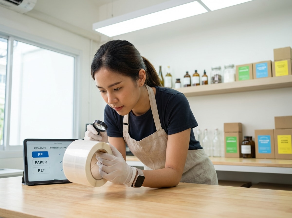 คัมภีร์เลือกสติ๊กเกอร์ปี 2026! ติดทน กันน้ำ เหมาะกับแบรนด์ - sticker-material-guide-2026