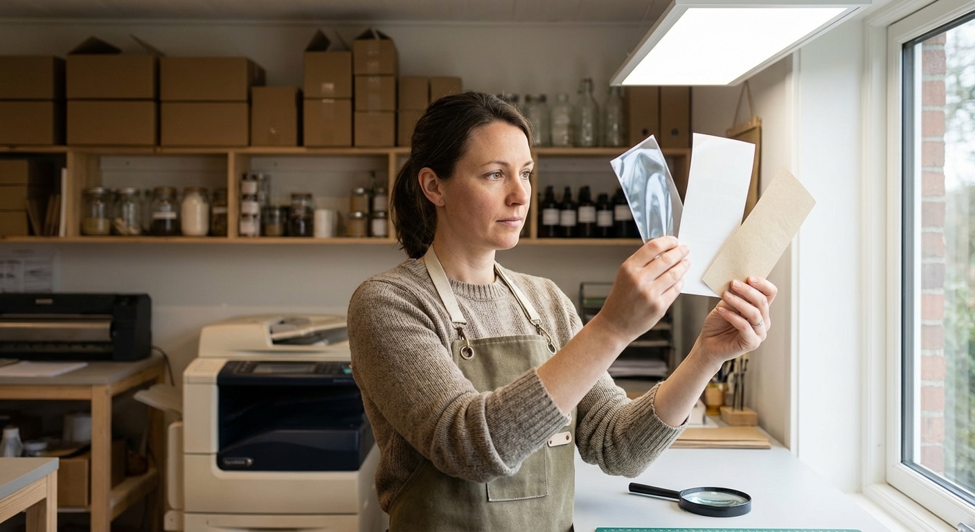 สติ๊กเกอร์ PP, PVC, กระดาษ ต่างกันอย่างไร? เลือกให้เหมาะ - sticker-material-guide-sme