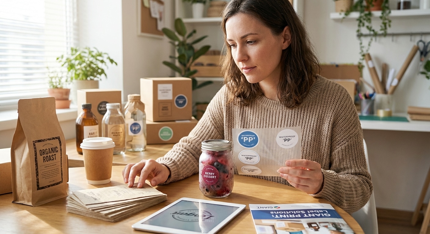 เลือกสติ๊กเกอร์ฉลากสินค้ายังไงให้ปัง? ฉบับ SME ปี 2026 - sticker-material-guide-sme