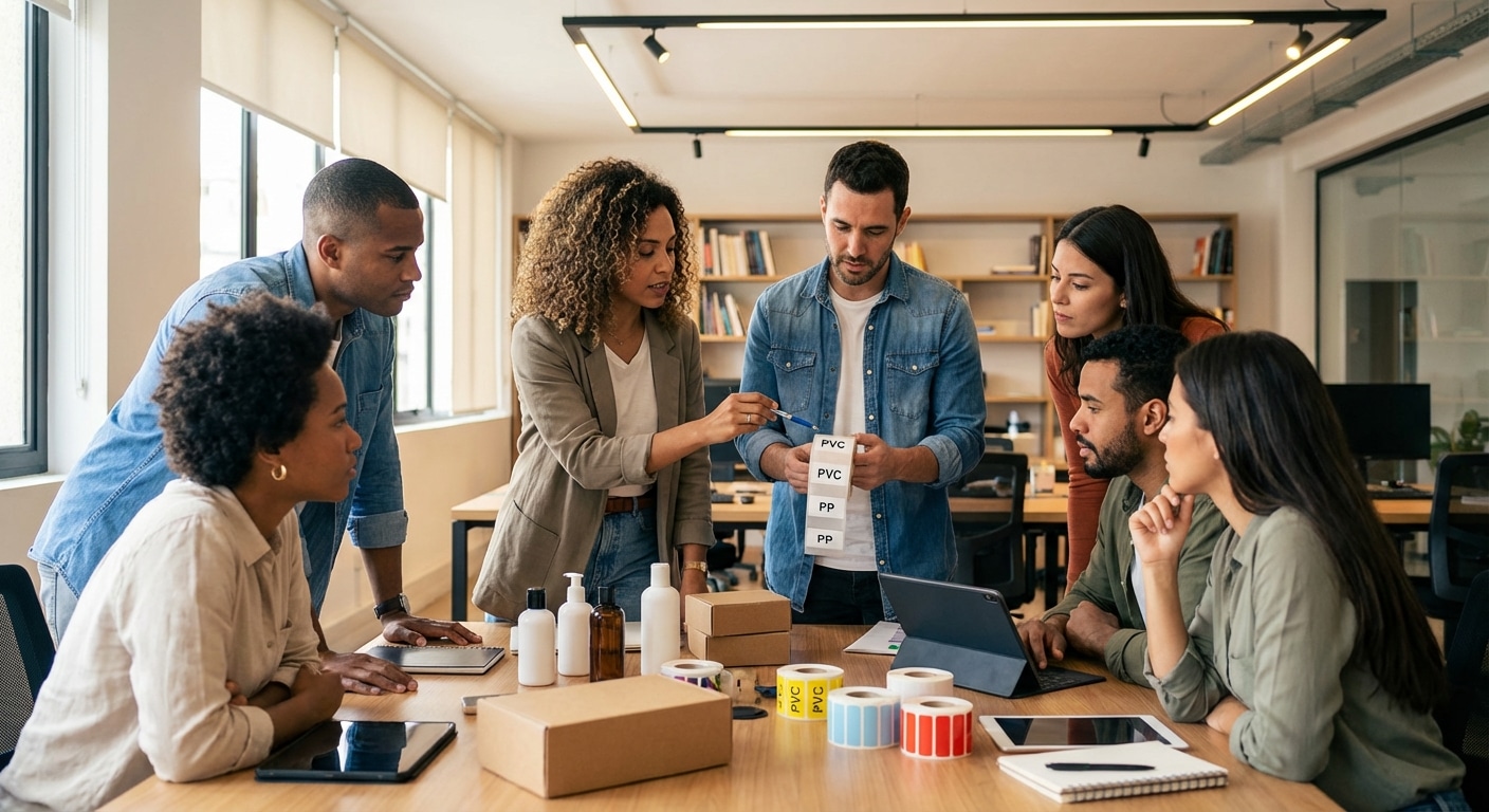 สติ๊กเกอร์ PP กับ PVC ต่างกันยังไง? คัมภีร์ฉลากสินค้า SME - sticker-pp-vs-pvc-labels