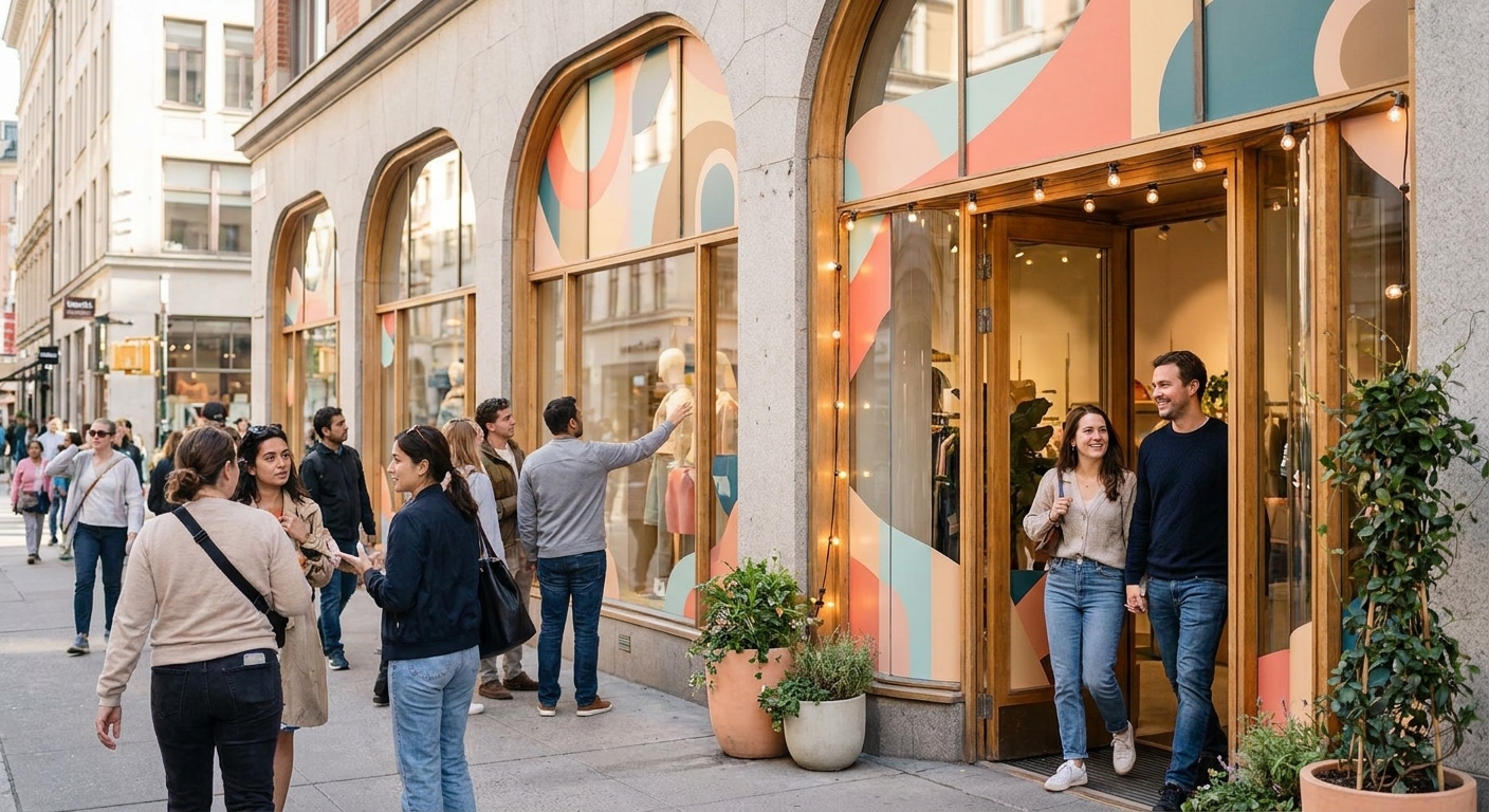 เคล็ดลับออกแบบป้ายโฆษณาหน้าร้าน ดึงดูดลูกค้าให้หยุดดู! - storefront-signage-design-tips