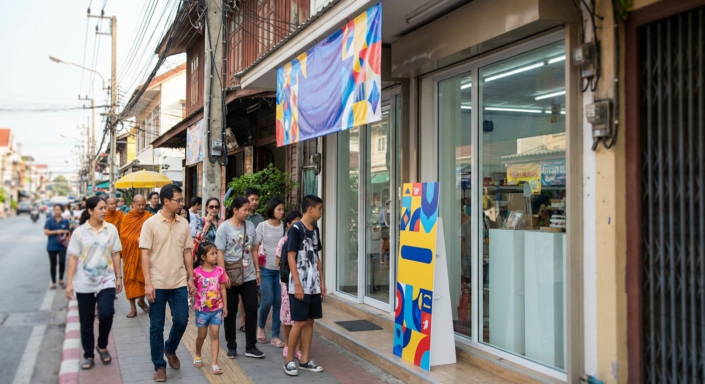 เคล็ดลับใช้ป้ายโฆษณาหน้าร้าน ดึงดูดลูกค้า ดันยอดขายพุ่ง - storefront-signage-marketing-tips