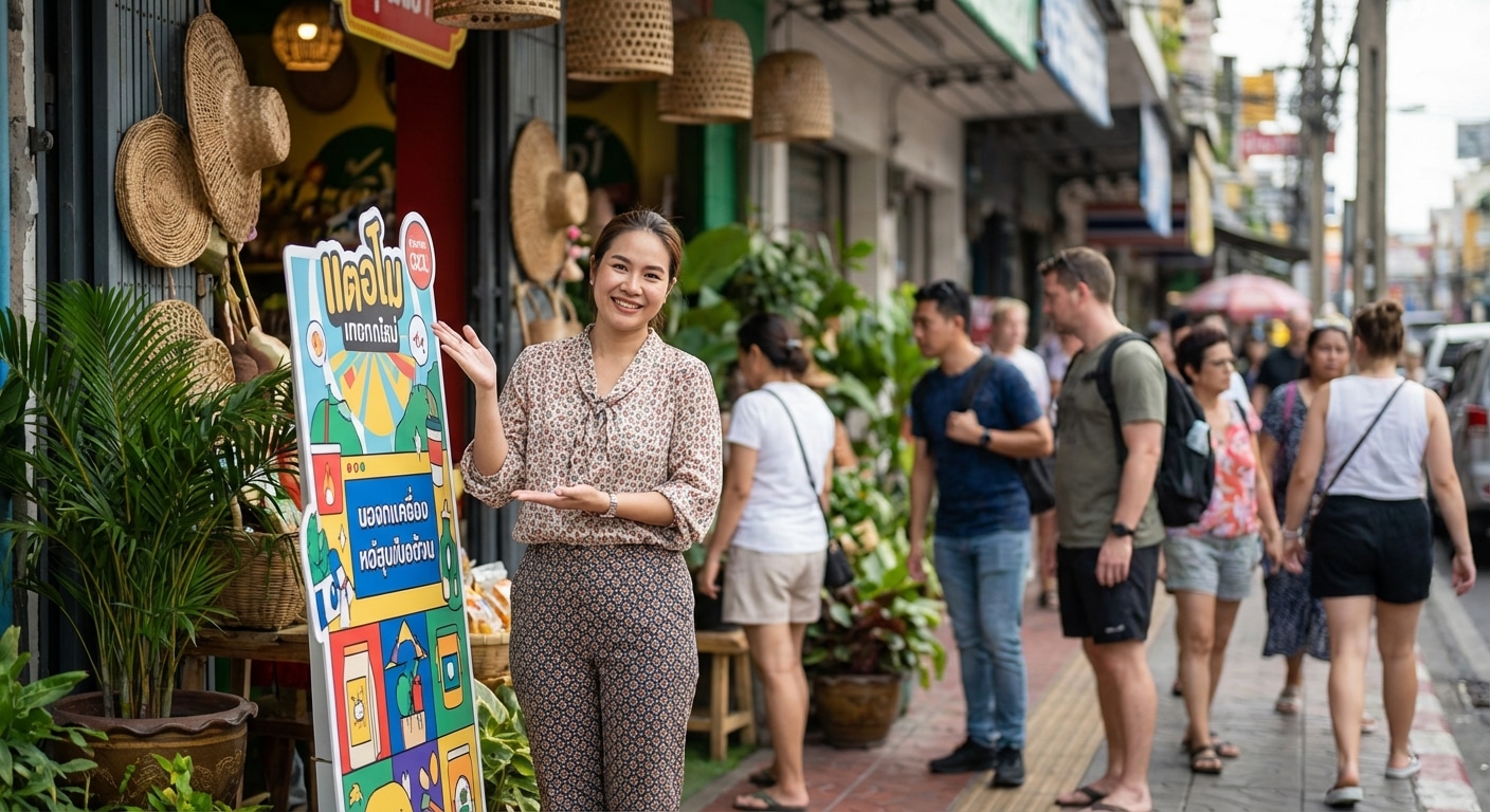 เทคนิคทำป้ายหน้าร้านและ Standee ดึงดูดลูกค้าสไตล์ SME - storefront-standee-marketing-sme