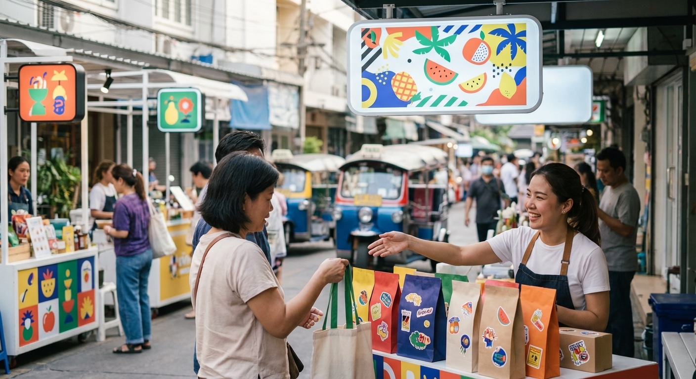 เทรนด์สื่อสิ่งพิมพ์ไทย 2026: ป้ายและสติ๊กเกอร์มัดใจลูกค้า - thai-print-media-trend-2026
