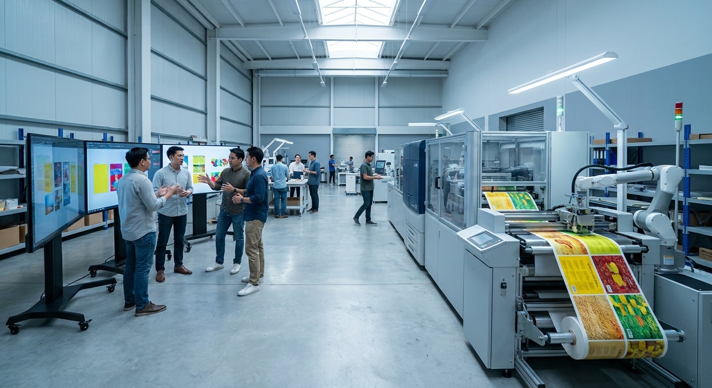 เทรนด์สิ่งพิมพ์ไทย 2026: ยุค AI ผสานวัสดุรักษ์โลก - thai-print-trend-ai-2026