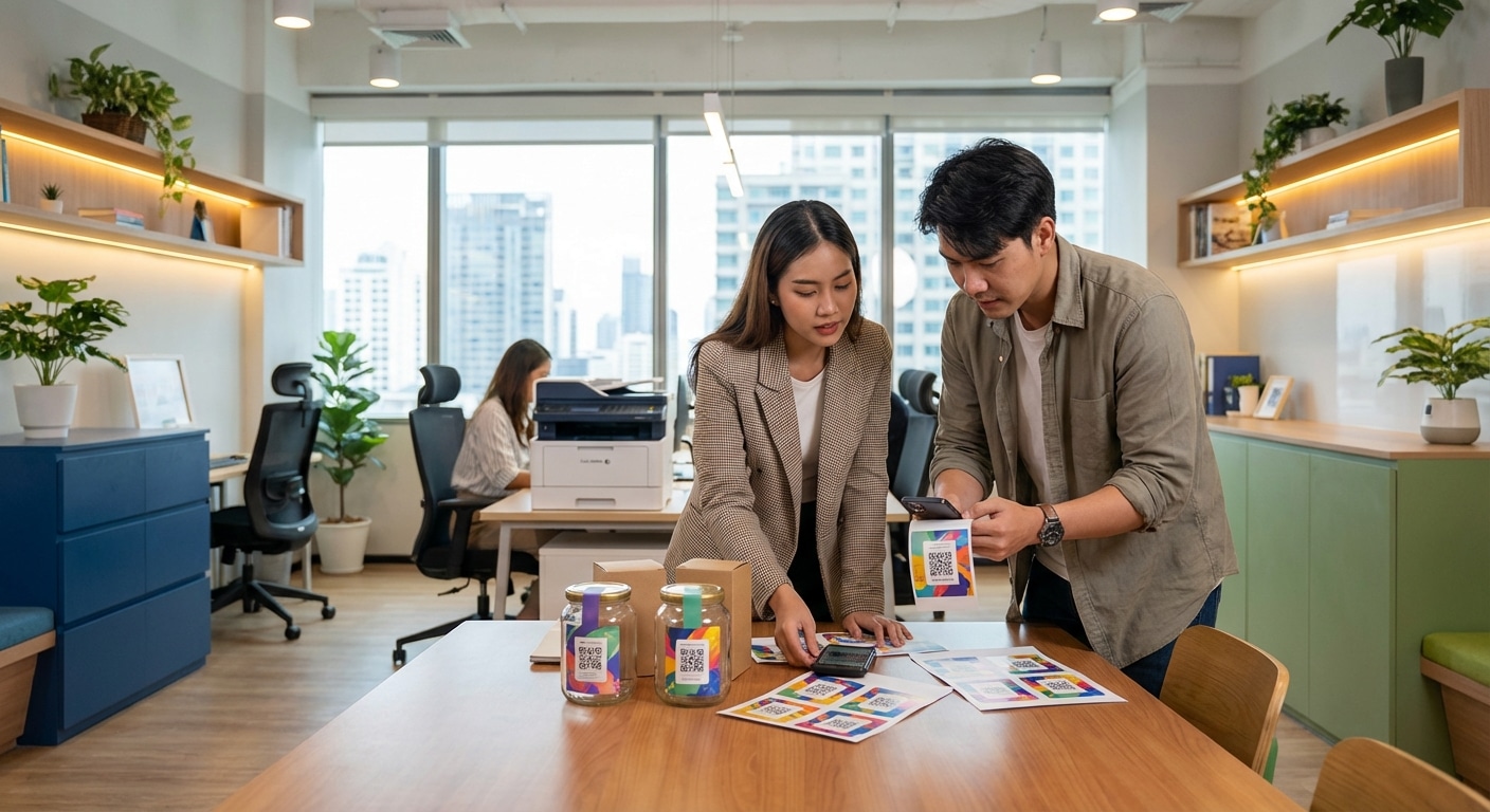 เทรนด์สิ่งพิมพ์ไทย 2026: ฉลากอัจฉริยะเชื่อมโลกออนไลน์ - thai-printing-trend-smart-label