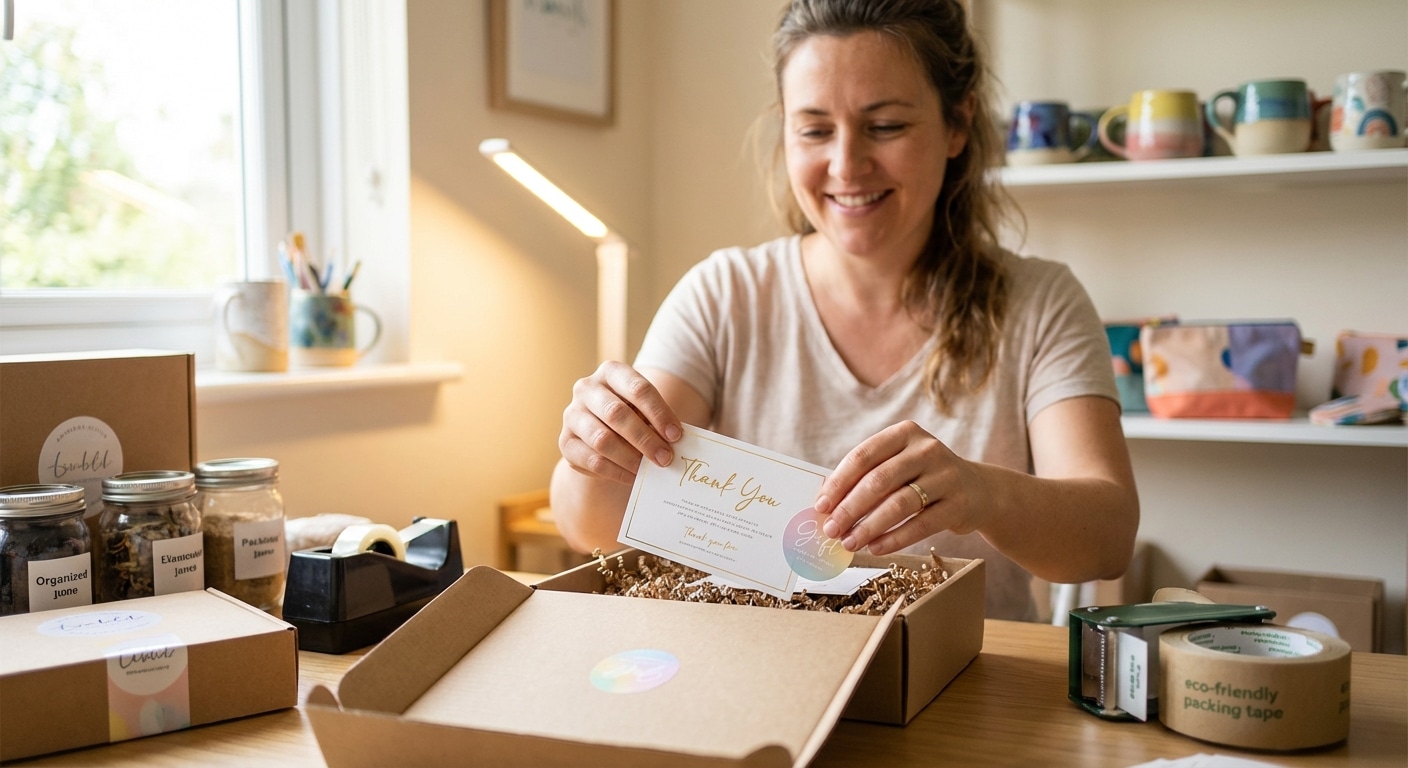 ดันยอดขายร้านค้าออนไลน์ด้วย Thank You Card พิมพ์สวยโดนใจ - thank-you-card-marketing-sme