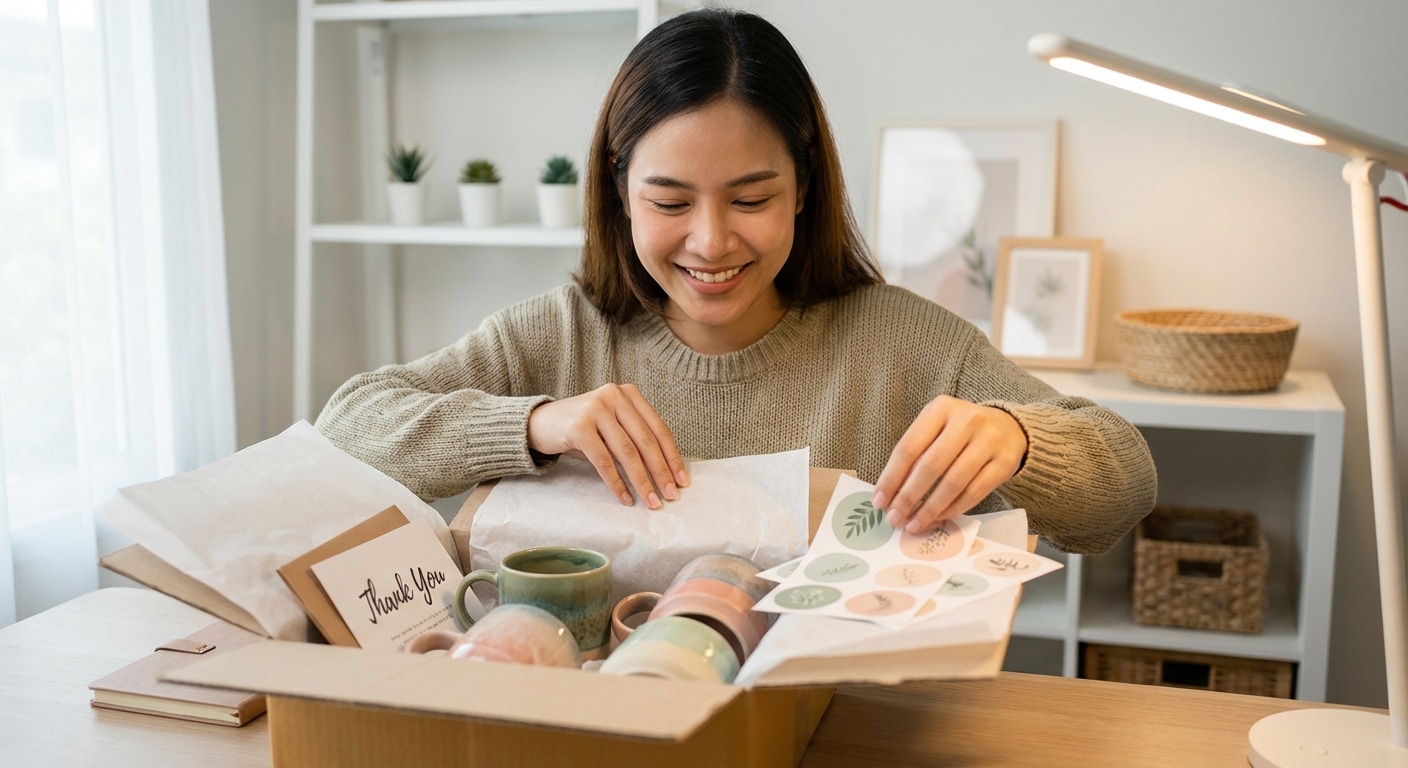 เทคนิค Unboxing 2026: สติ๊กเกอร์และการ์ดช่วยเพิ่มยอดซื้อซ้ำ - unboxing-marketing-print-2026