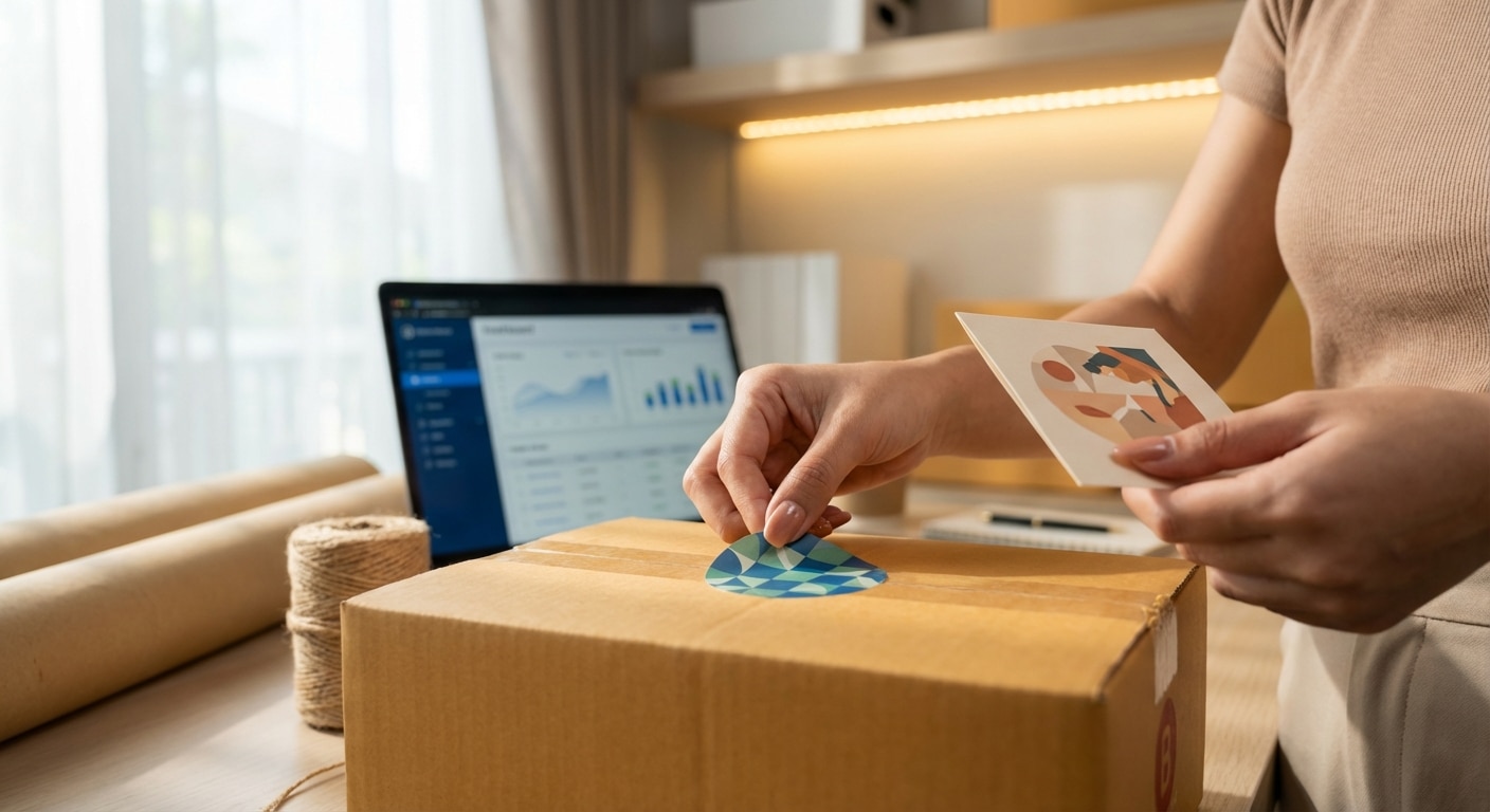 เทคนิคปั้นยอดขายออนไลน์ 2026 ด้วยสติ๊กเกอร์และการ์ดขอบคุณ - unboxing-marketing-sticker-tips