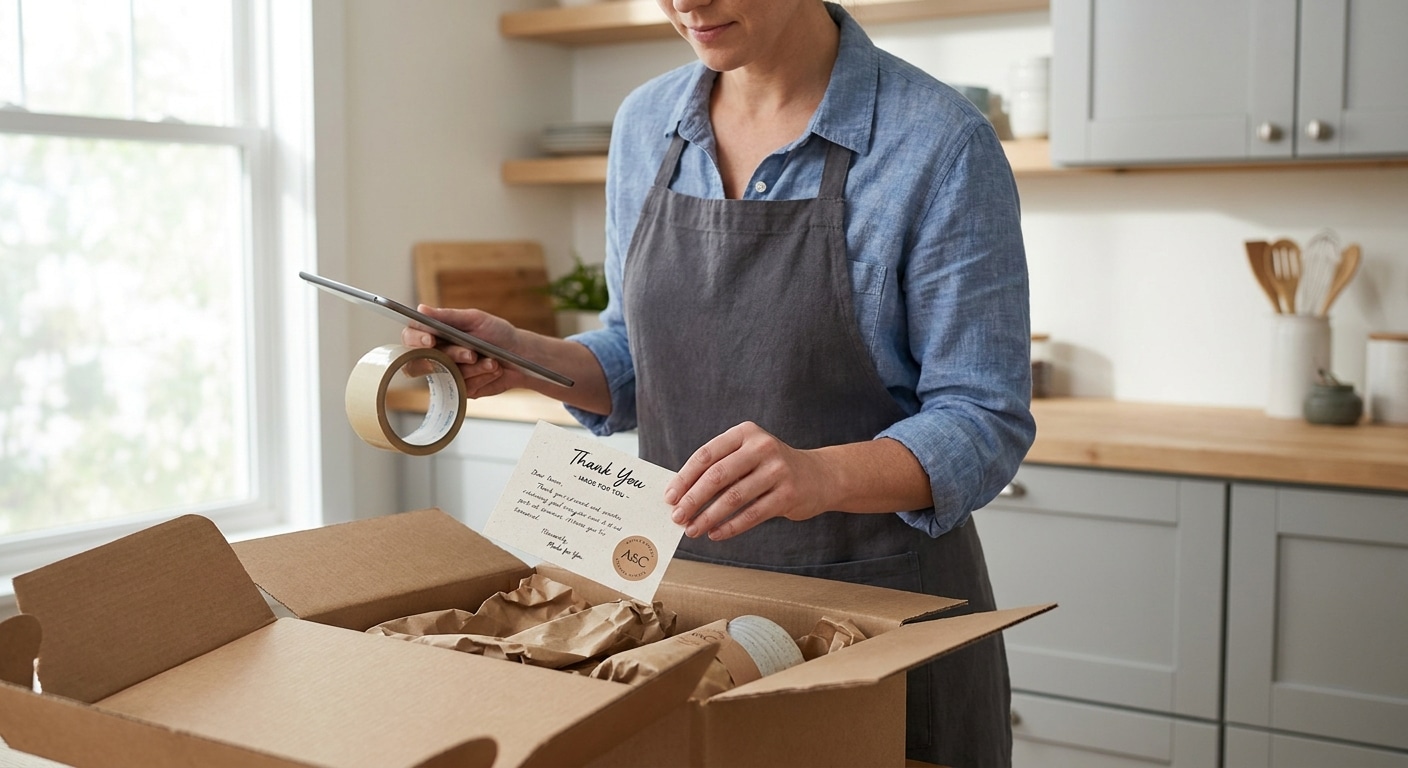 เพิ่มยอดขายซ้ำฉบับ SME! ด้วยสติ๊กเกอร์และการ์ดขอบคุณ - unboxing-print-marketing-sme