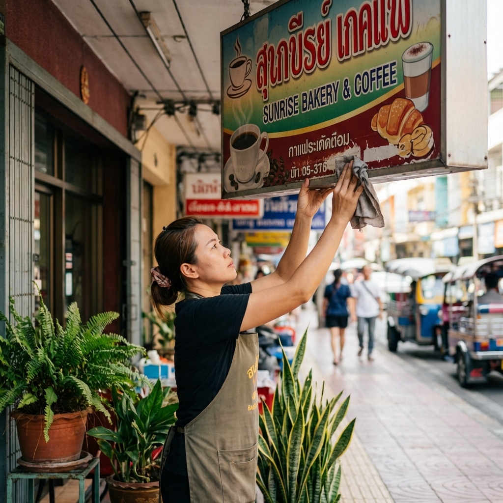 วิธีดูแลป้ายไวนิลหน้าร้านให้สีสด ทนแดดทนฝน ยืดอายุใช้งาน - vinyl-banner-maintenance-tips