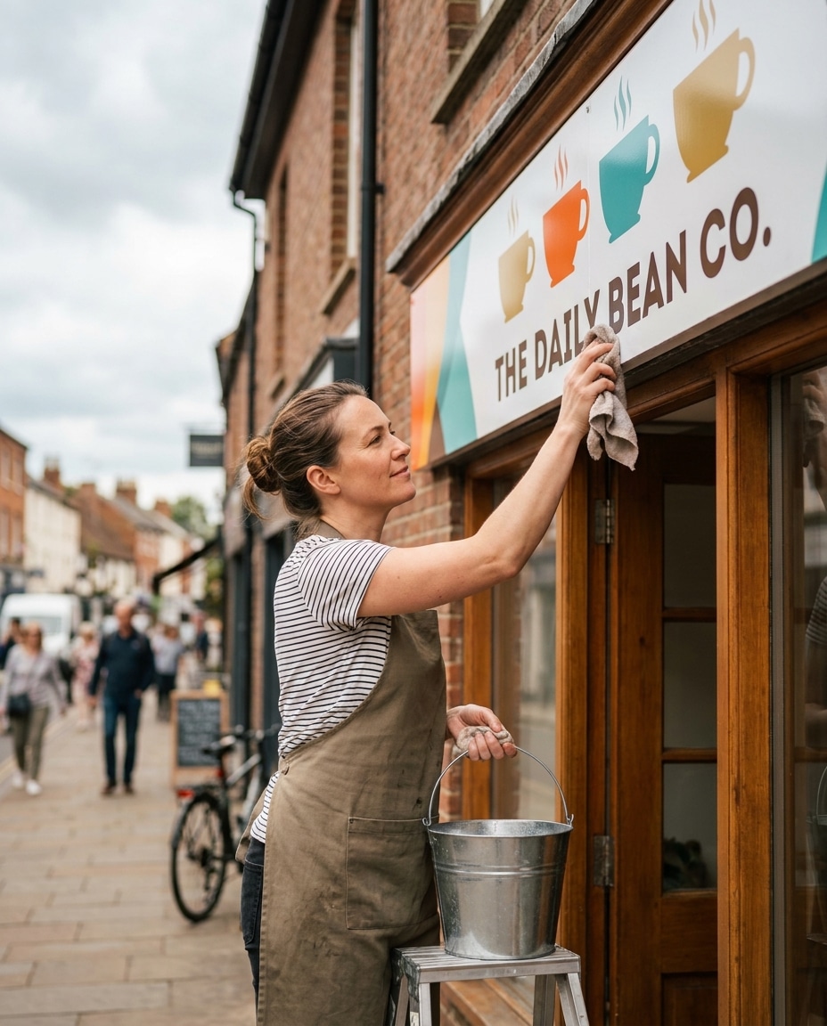 ทริคดูแลป้ายไวนิลหน้าร้านให้สีสด ทนแดดทนฝน ยืดอายุใช้งาน - vinyl-banner-maintenance-tips