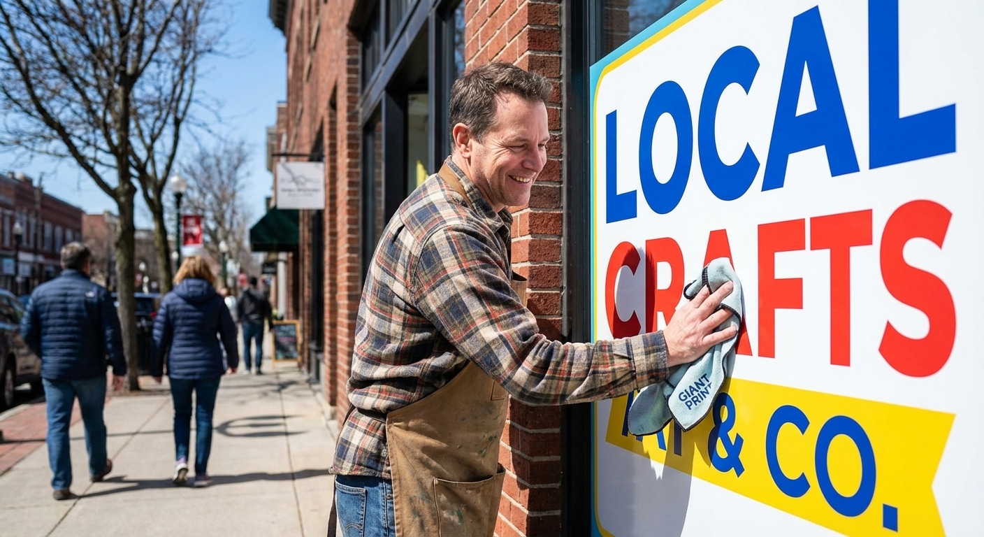 วิธีดูแลป้ายไวนิลหน้าร้านให้สีสด ทนแดดทนฝน ใช้งานได้นาน - vinyl-banner-maintenance-tips