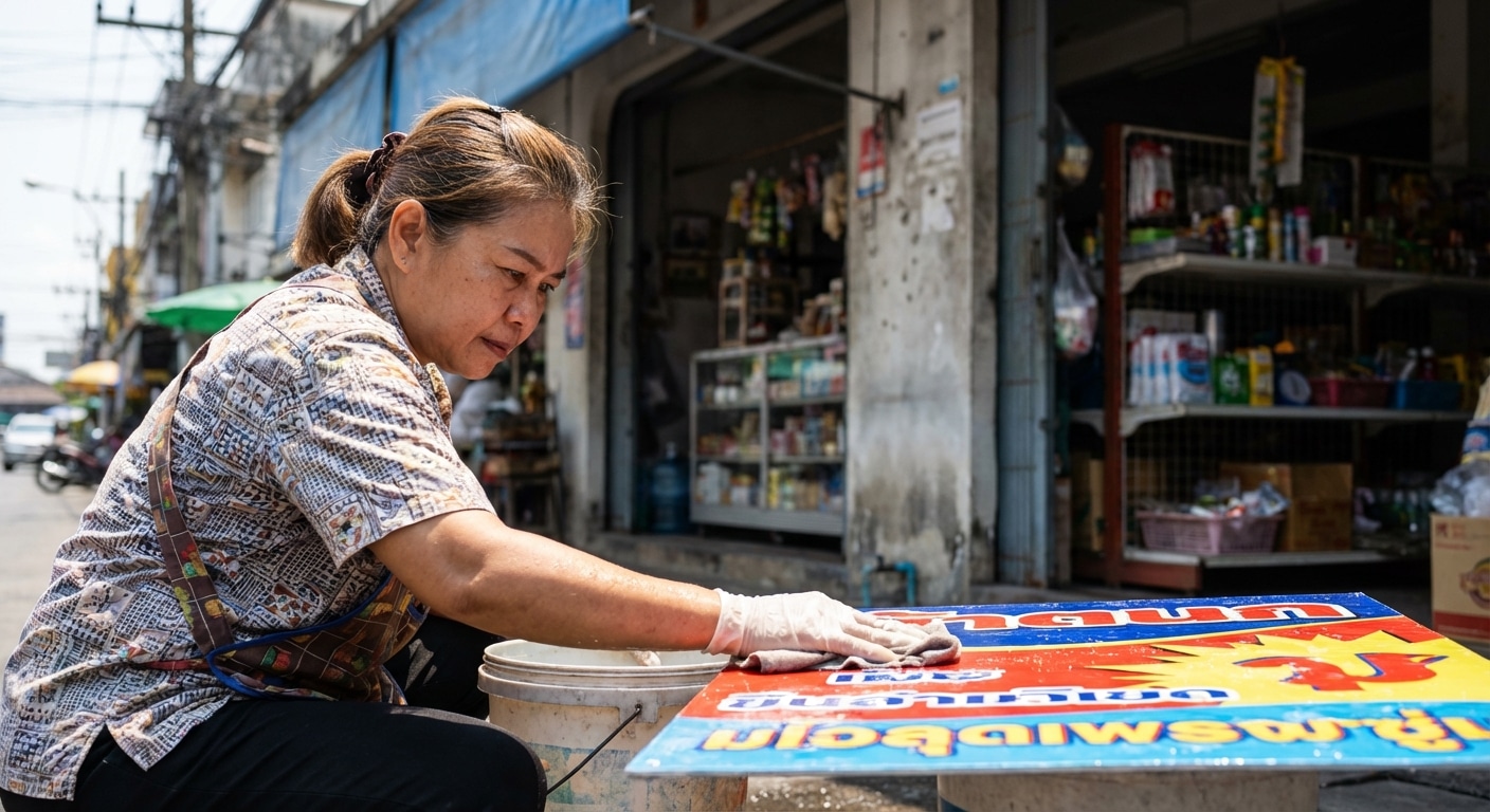 ทริคดูแลป้ายไวนิลหน้าร้านให้สีสดทนแดด ยืดอายุใช้งาน - vinyl-banner-maintenance-tips