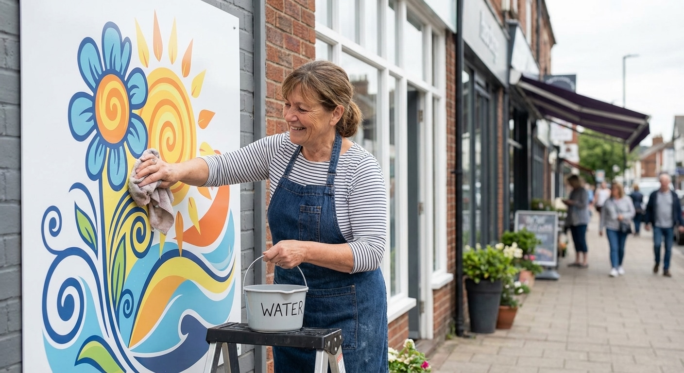 วิธีดูแลป้ายไวนิลและป้ายหน้าร้านให้สีสด ทนแดดทนฝน - vinyl-signage-maintenance-tips