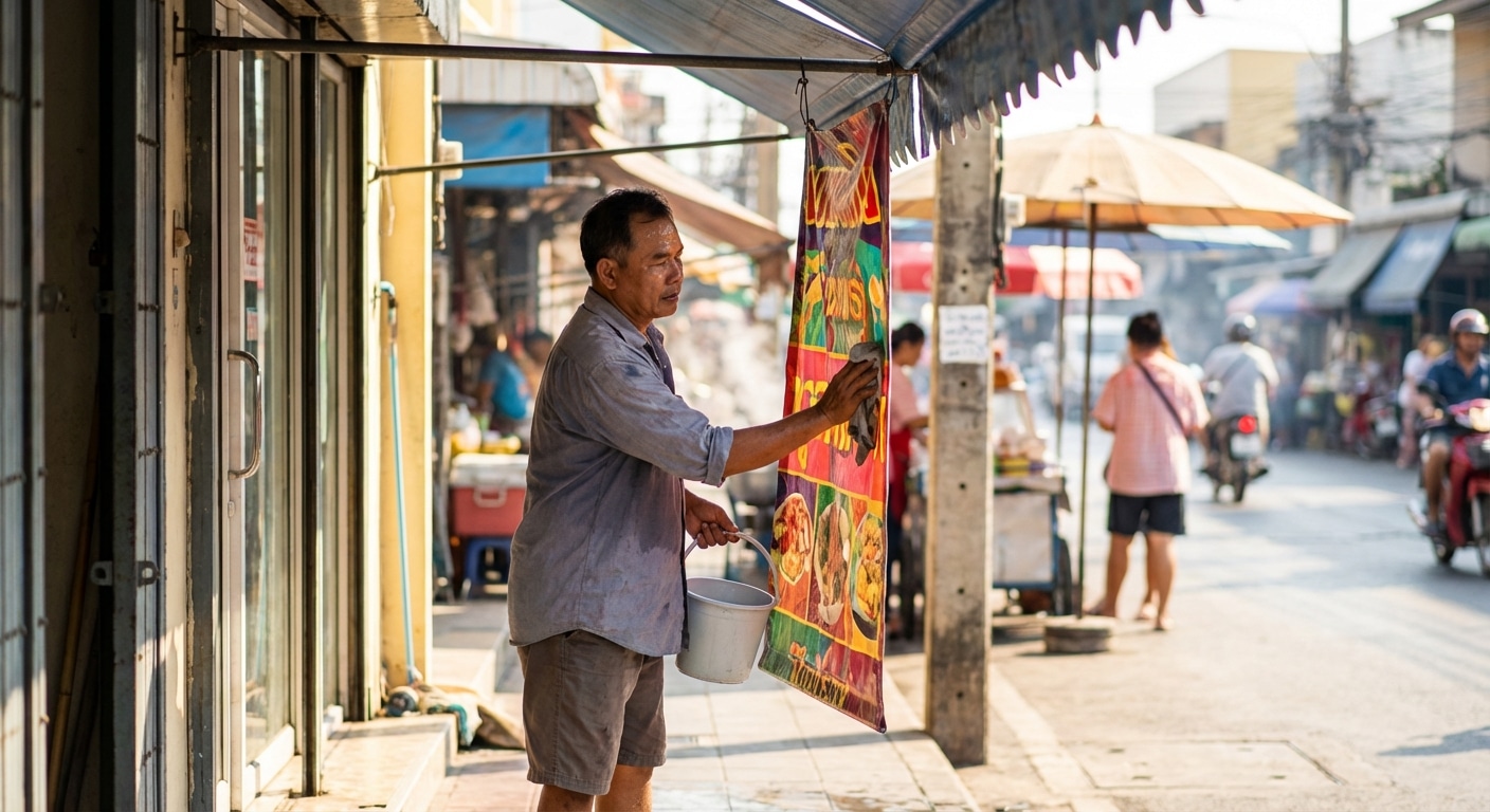 วิธีดูแลป้ายไวนิลรับซัมเมอร์ 2026 ให้สีสดทนทาน - vinyl-sticker-maintenance-summer-2026