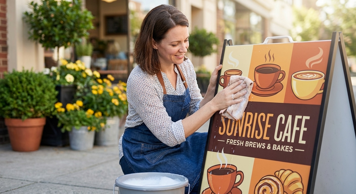 เคล็ดลับดูแลป้ายและสติ๊กเกอร์ให้สีสดทนแดด ไม่ซีดไว - vinyl-sticker-maintenance-tips