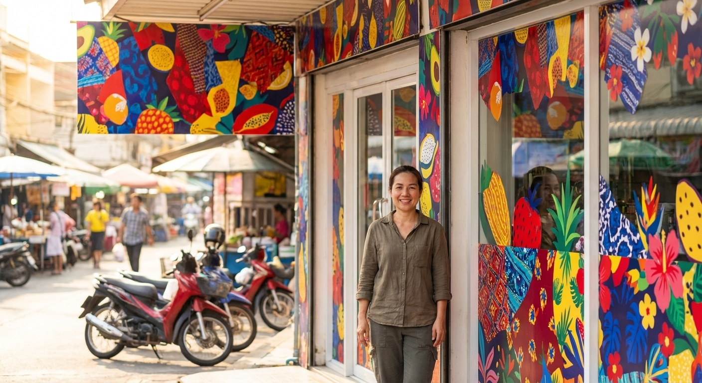 ยืดอายุป้ายไวนิลและสติ๊กเกอร์หน้าร้านให้สีสดสู้แดด - vinyl-sticker-sign-maintenance