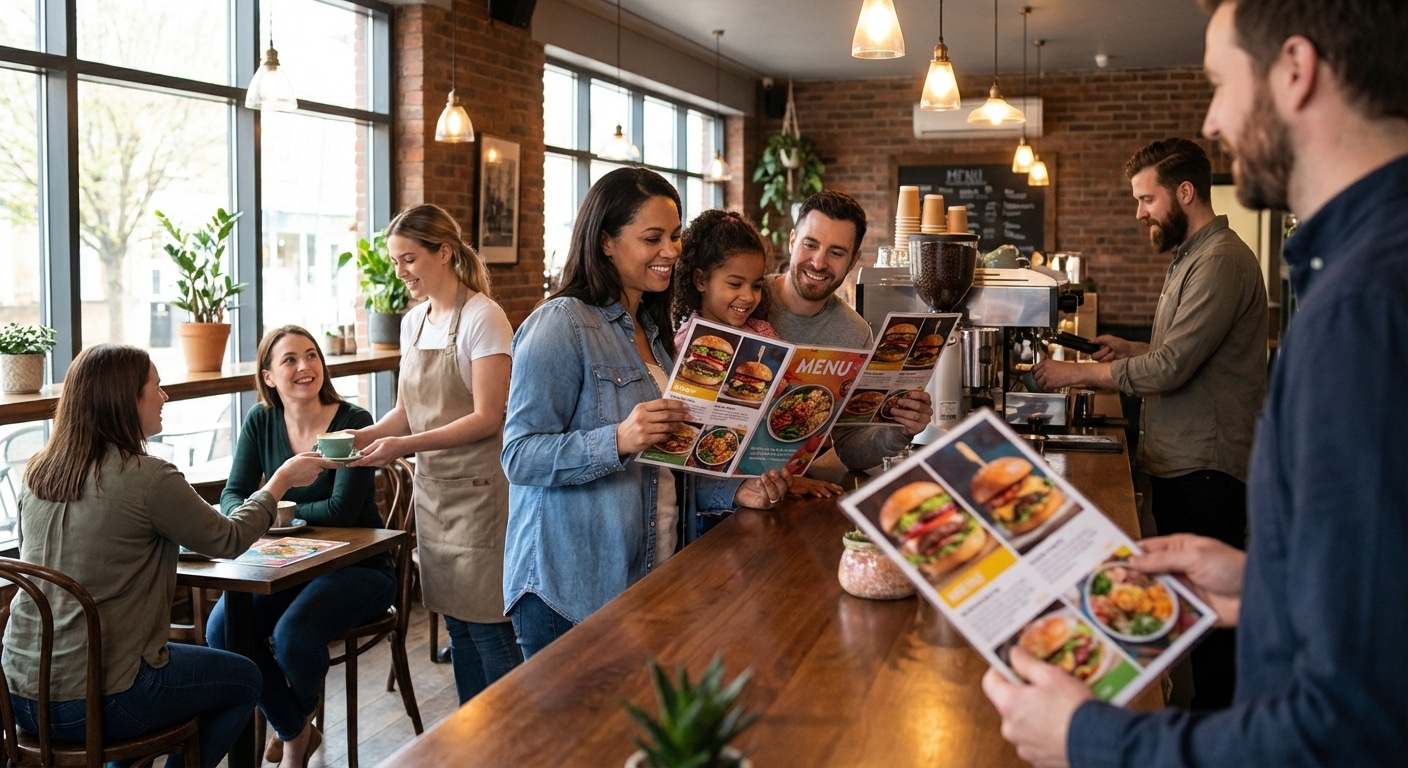 ทริคสั่งพิมพ์เมนูอาหารกันน้ำ สีสดคมชัด ดึงดูดลูกค้าคาเฟ่ - waterproof-cafe-menu-printing