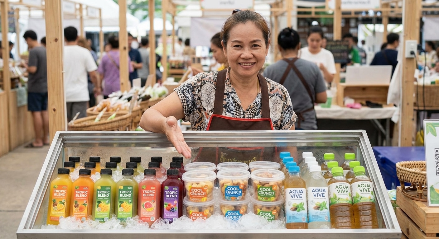 เลือกสติ๊กเกอร์ติดสินค้าอย่างไรให้กันน้ำ แช่เย็นไม่หลุด? - waterproof-product-sticker-guide