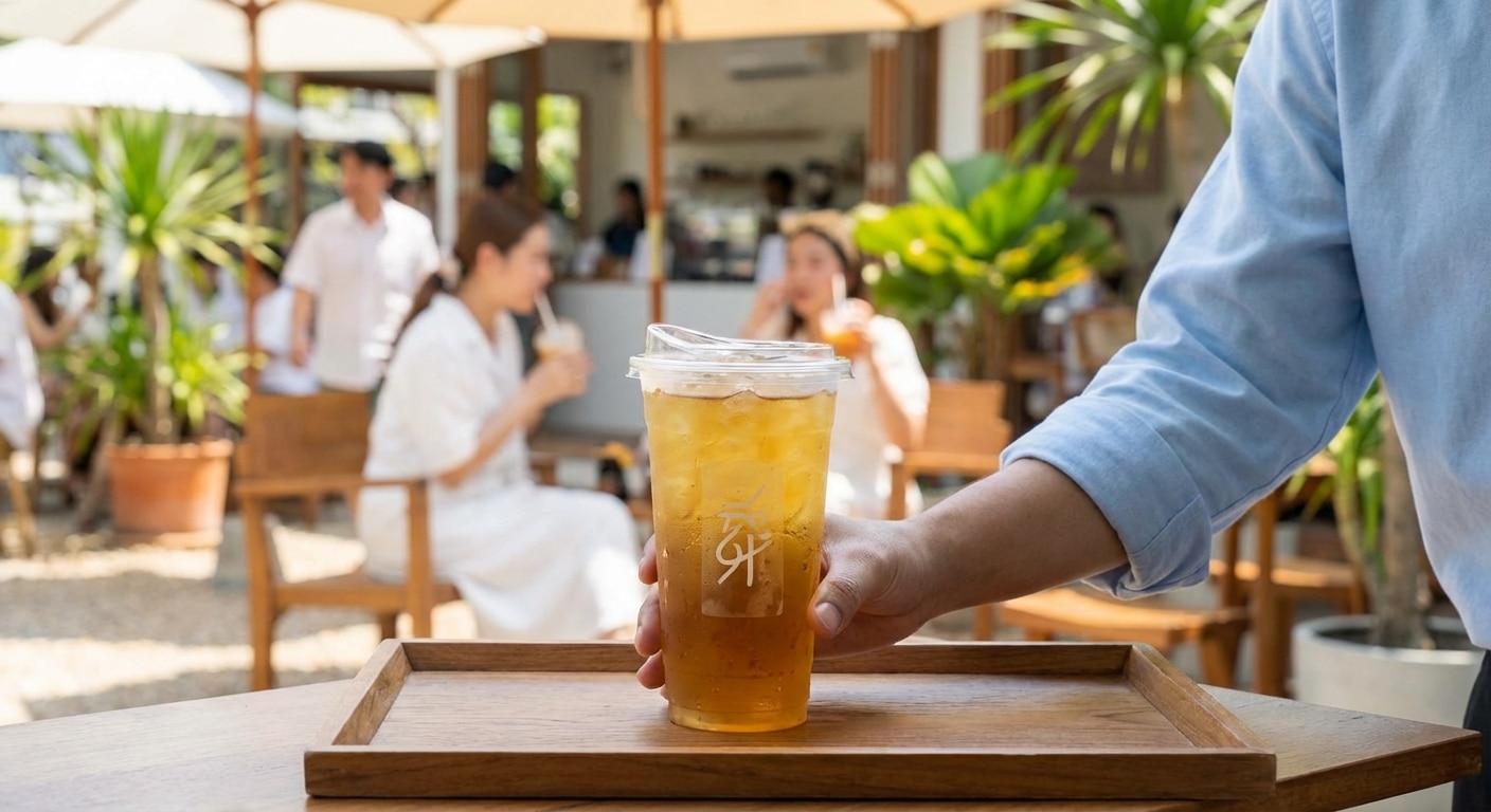 สติ๊กเกอร์กันน้ำ 100% ไอเทมช่วยร้านคาเฟ่รับซัมเมอร์ 2026 - waterproof-sticker-cafe-summer-2026