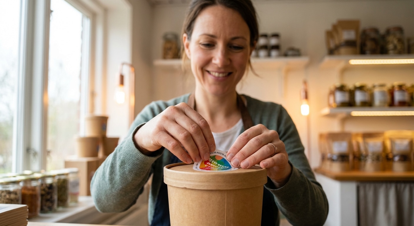 เลือกสติ๊กเกอร์ติดสินค้าอย่างไรให้ทนน้ำ สีไม่ลอก? - waterproof-sticker-label-printing-tips