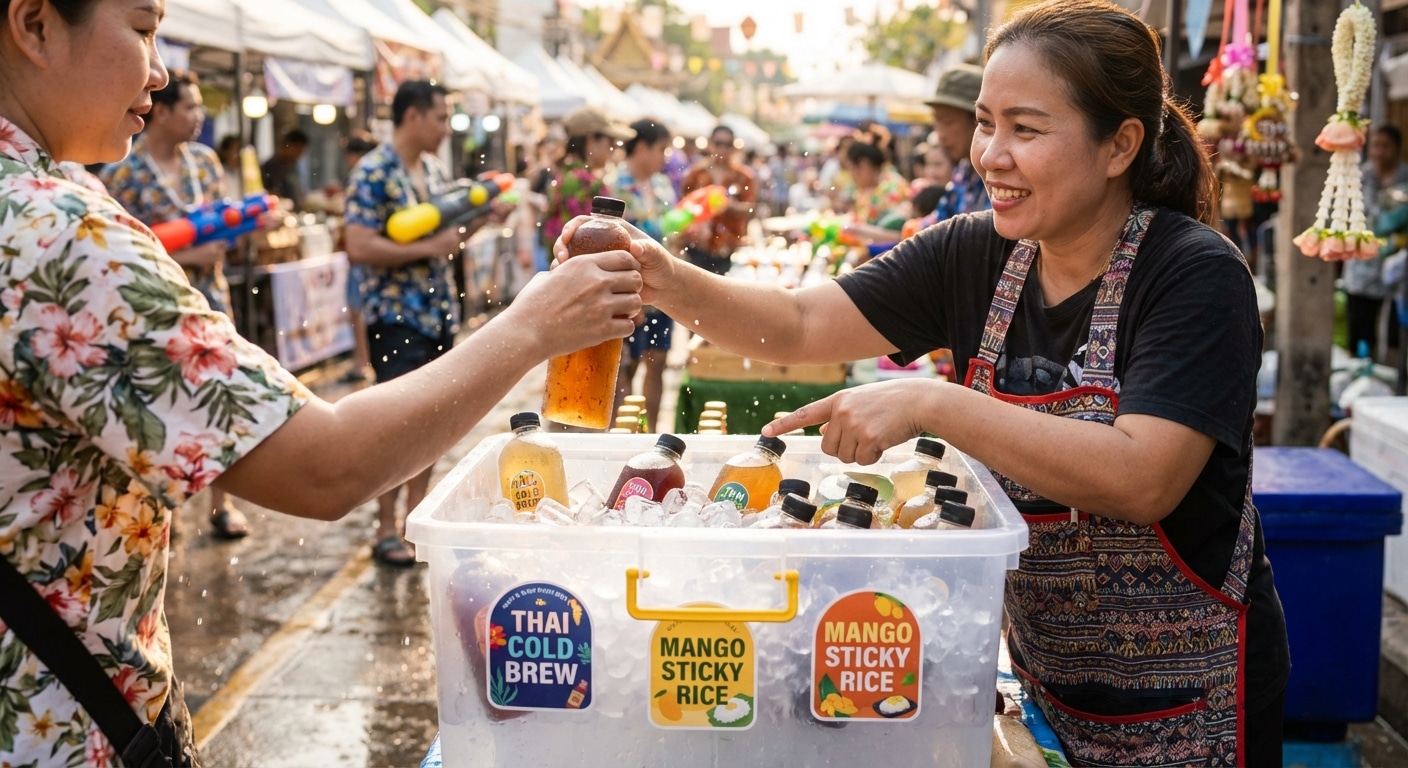 รู้จักวัสดุสติ๊กเกอร์กันน้ำ เลือกแบบไหนให้เหมาะกับแบรนด์? - waterproof-sticker-material-guide