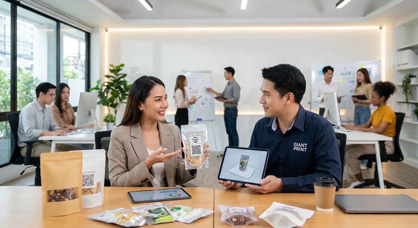 เทรนด์สิ่งพิมพ์ 2026: ฉลาก Smart Packaging มาแรง - 2026-smart-packaging-ar-trend