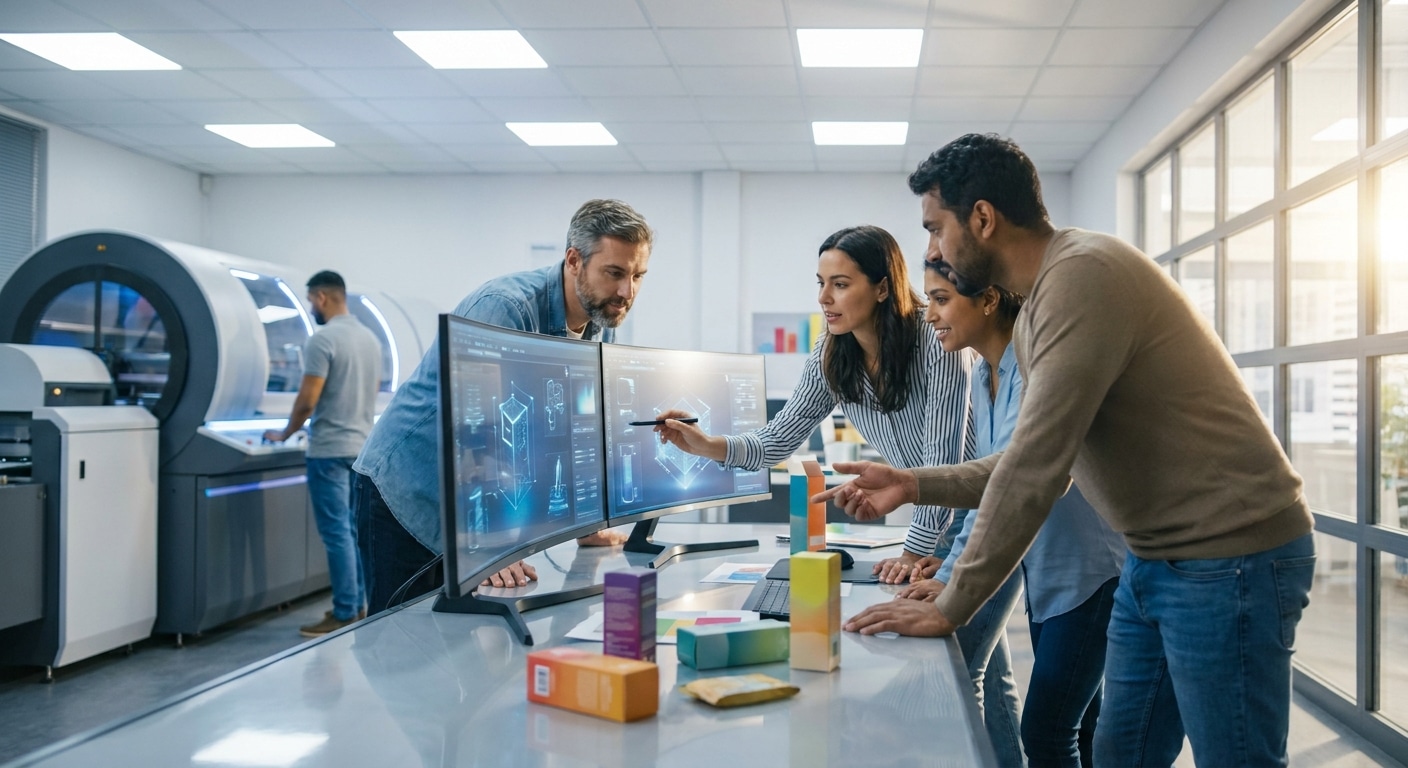 เทรนด์สิ่งพิมพ์ 2026! AI ปฏิวัติวงการออกแบบแพ็กเกจจิ้ง - ai-packaging-design-trend-2026