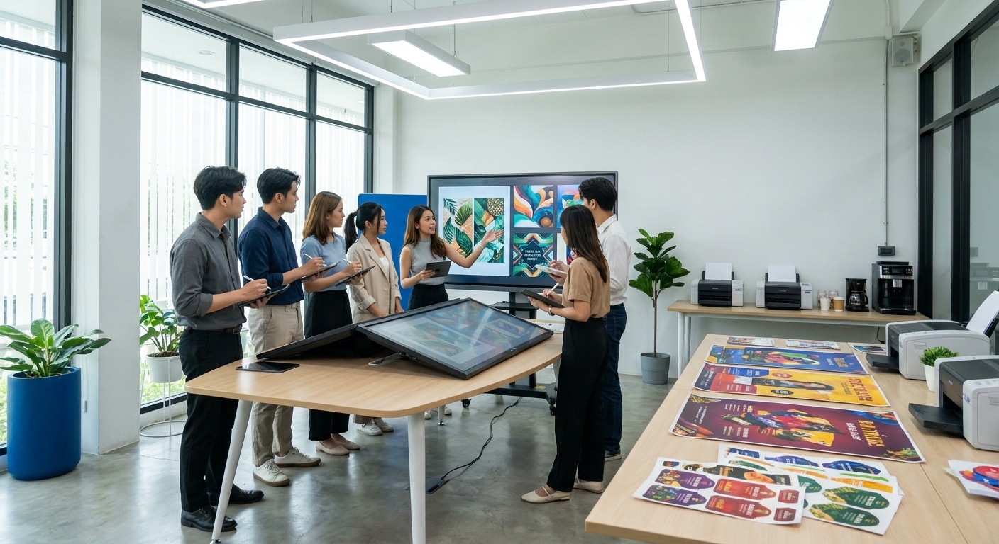 เจาะเทรนด์ 2026: AI พลิกโฉมวงการออกแบบสิ่งพิมพ์ SME - ai-printing-design-trend-2026