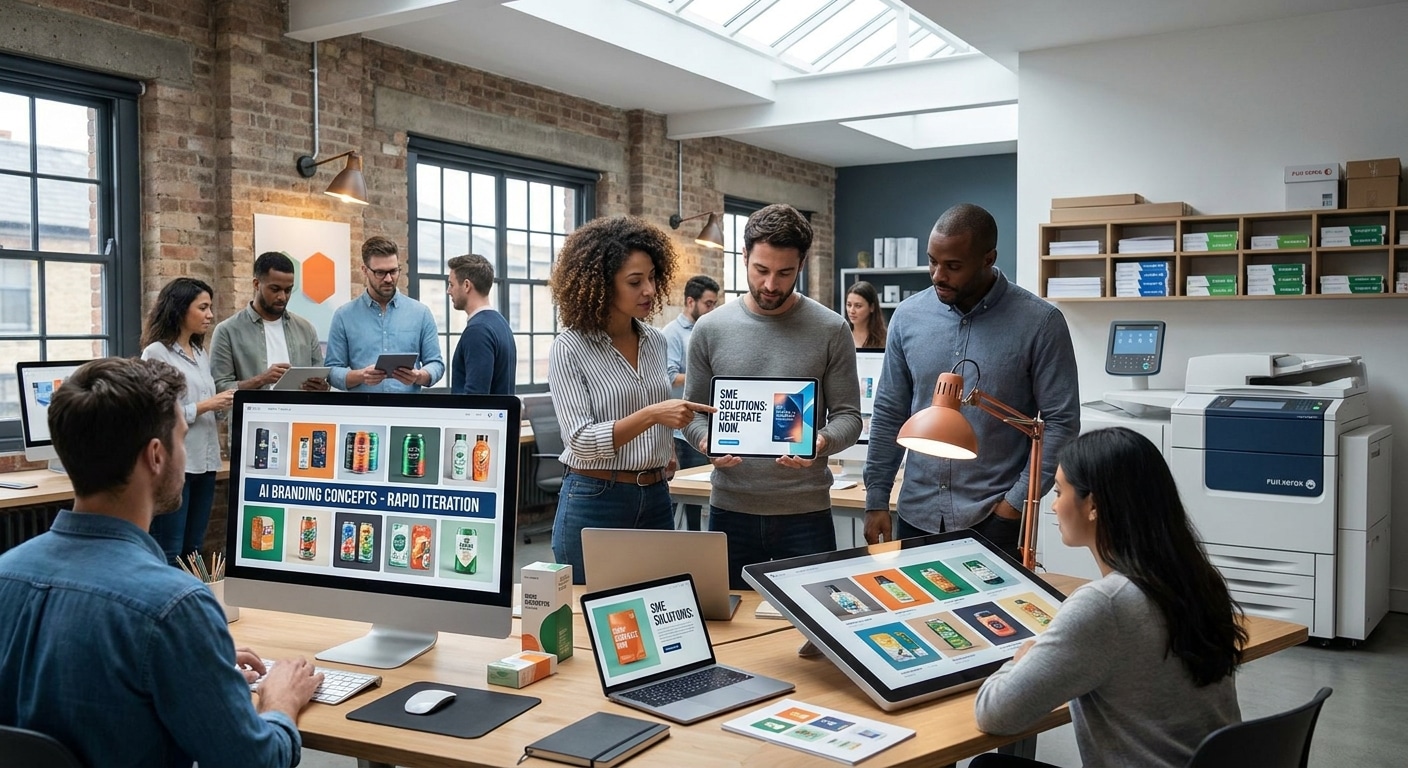เทรนด์ 2026-2027: AI พลิกโฉมงานออกแบบฉลากสินค้า SME - ai-printing-design-trend