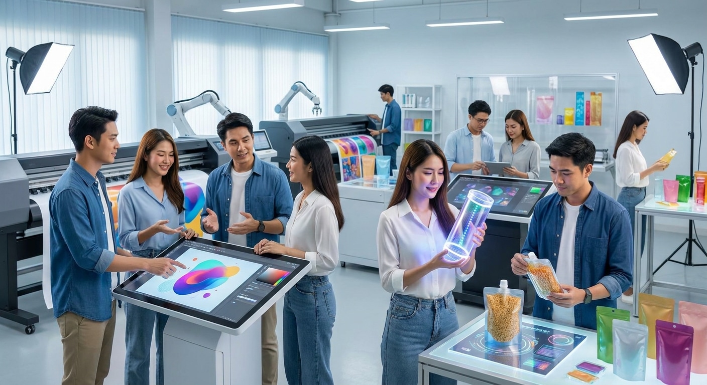 เทรนด์สิ่งพิมพ์ 2026: นวัตกรรม AI และ Smart Packaging - ai-smart-packaging-print-trends-2026