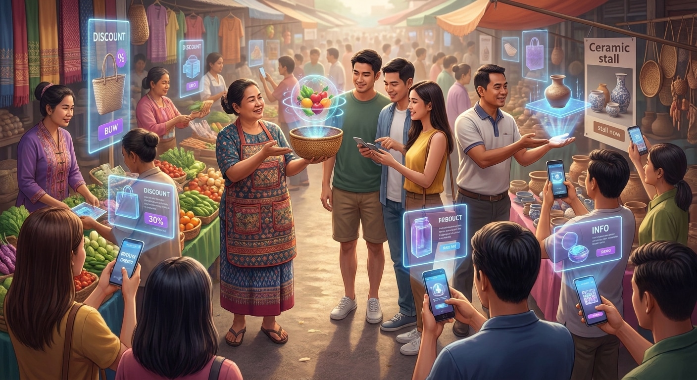 เทรนด์ 2027: นวัตกรรมสิ่งพิมพ์ AR สแกนทะลุจอ เพิ่มยอด SME - ar-interactive-print-trend