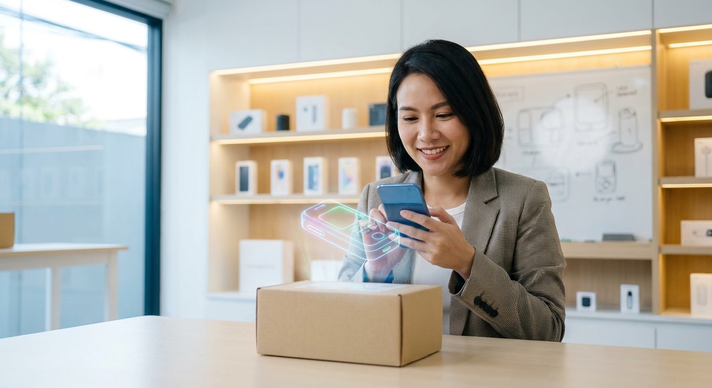 เทรนด์แพ็กเกจจิ้ง 2026: ฉลากสินค้า AR เพิ่มยอดขายให้ SME - ar-smart-label-trend-2026