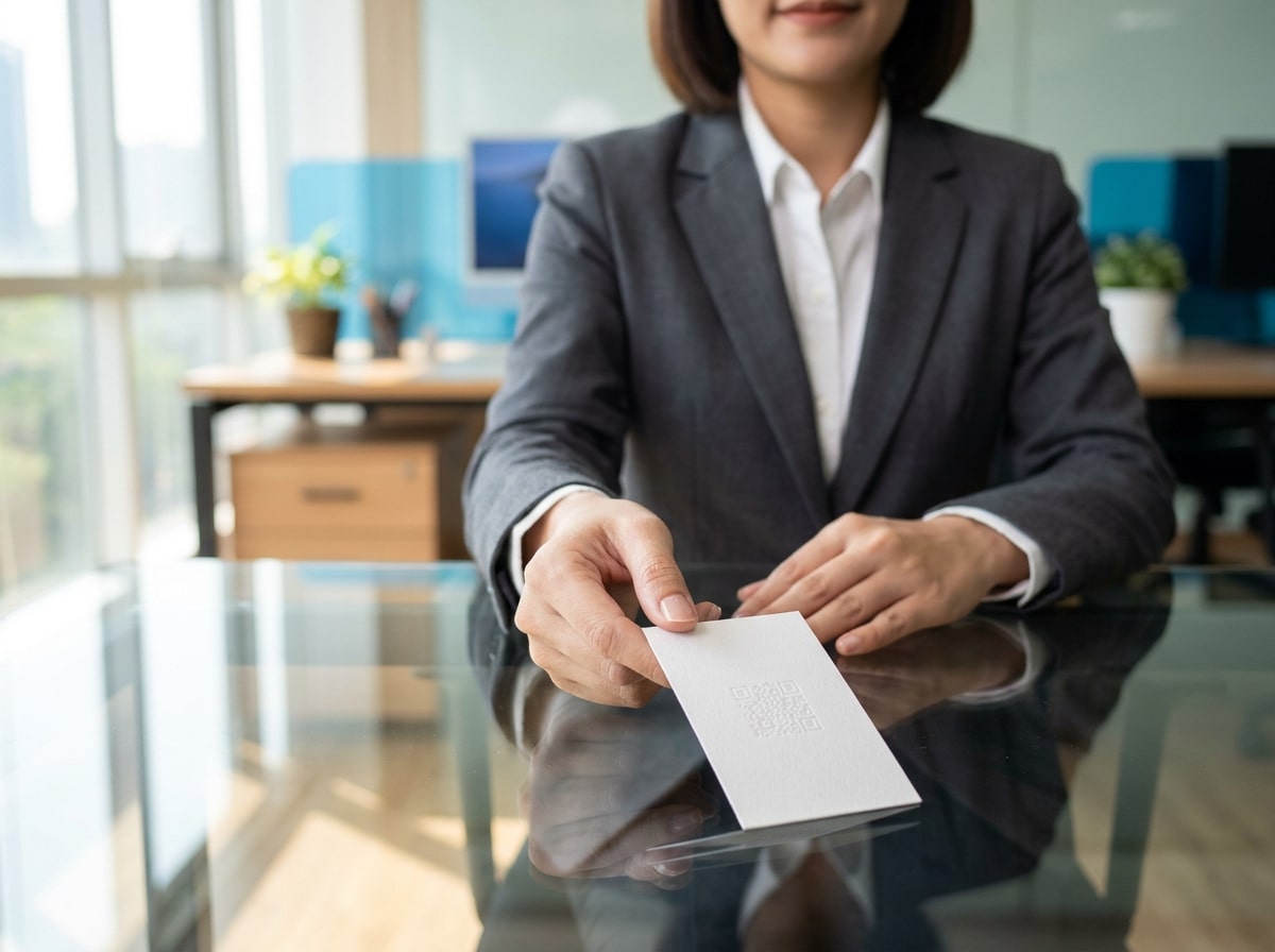 เทคนิคออกแบบนามบัตร 2026 ให้ลูกค้าจำแม่น ดันยอดขายพุ่ง! - business-card-marketing-tips-2026