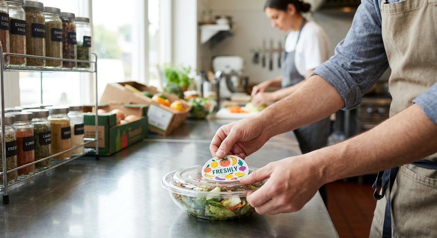 เลือกสติ๊กเกอร์อาหารอย่างไร ให้กันน้ำและแบรนด์ปัง - choose-food-packaging-stickers