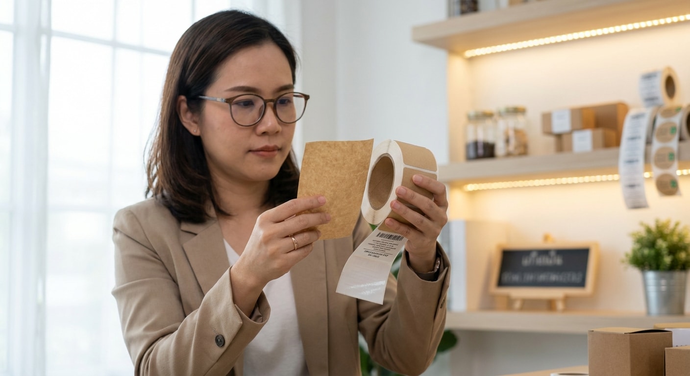 วิธีเลือกสติ๊กเกอร์ฉลากสินค้าให้เหมาะกับแบรนด์ SME - choose-product-sticker-labels-sme