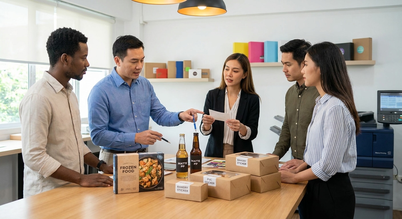 รู้จักประเภทสติ๊กเกอร์ เลือกใช้ฉลากสินค้าให้เหมาะกับธุรกิจ - choose-right-sticker-label-packaging