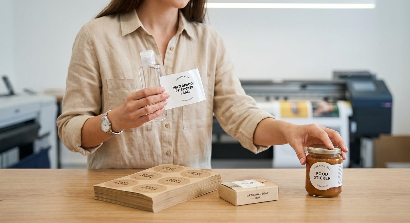 เทคนิคเลือกสติ๊กเกอร์ฉลากสินค้าให้เหมาะกับแพคเกจจิ้ง - choose-right-sticker-label-packaging