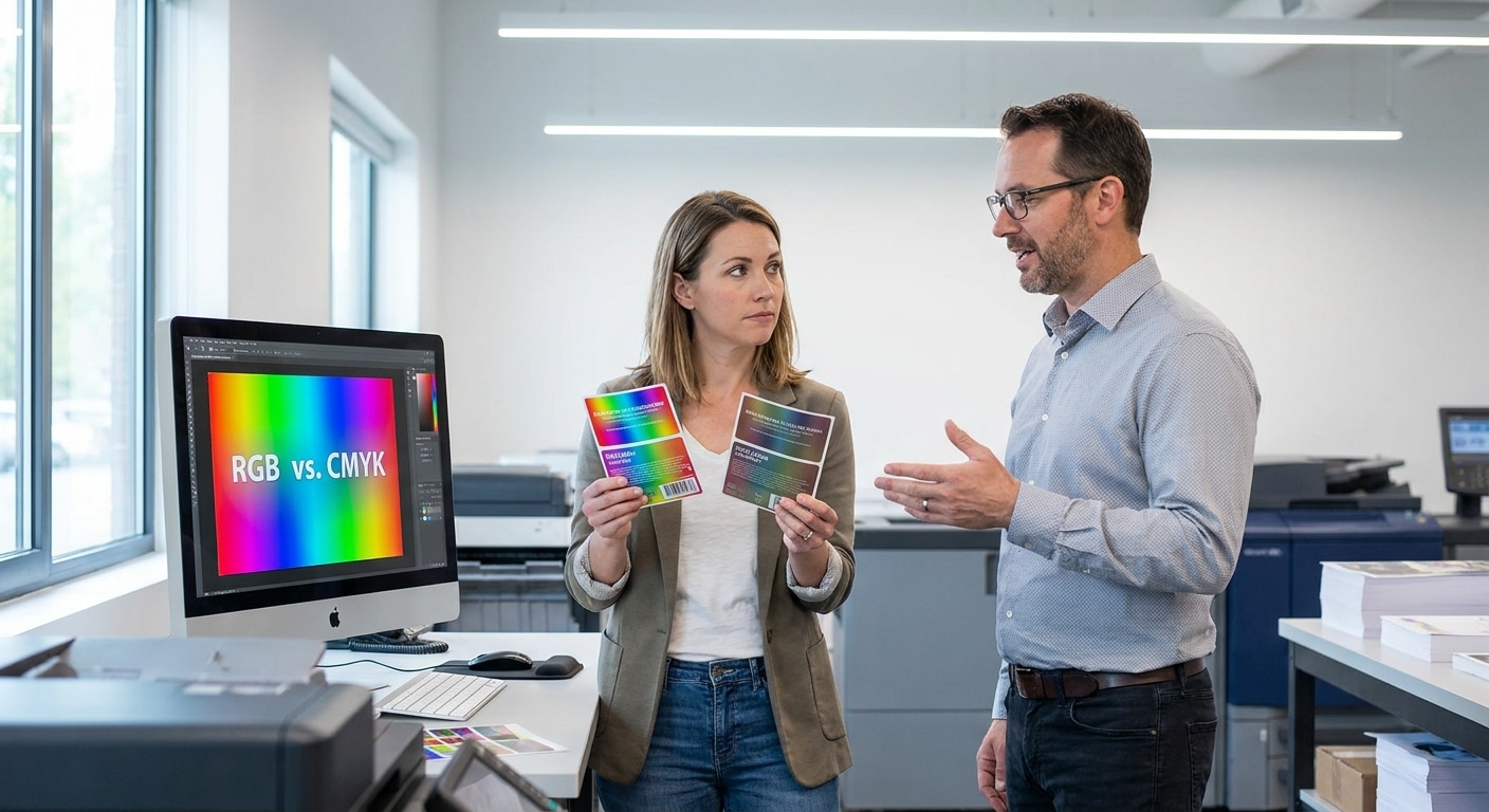 CMYK vs RGB คืออะไร? เรื่องสีที่ SME ต้องรู้ก่อนสั่งพิมพ์ - cmyk-vs-rgb-printing-guide