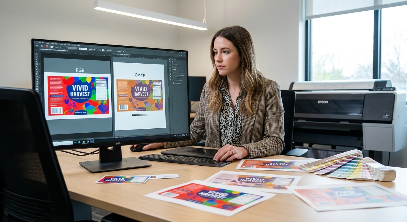 รู้ก่อนพิมพ์! CMYK vs RGB ต่างกันอย่างไร ทำไมสีเพี้ยน - cmyk-vs-rgb-printing