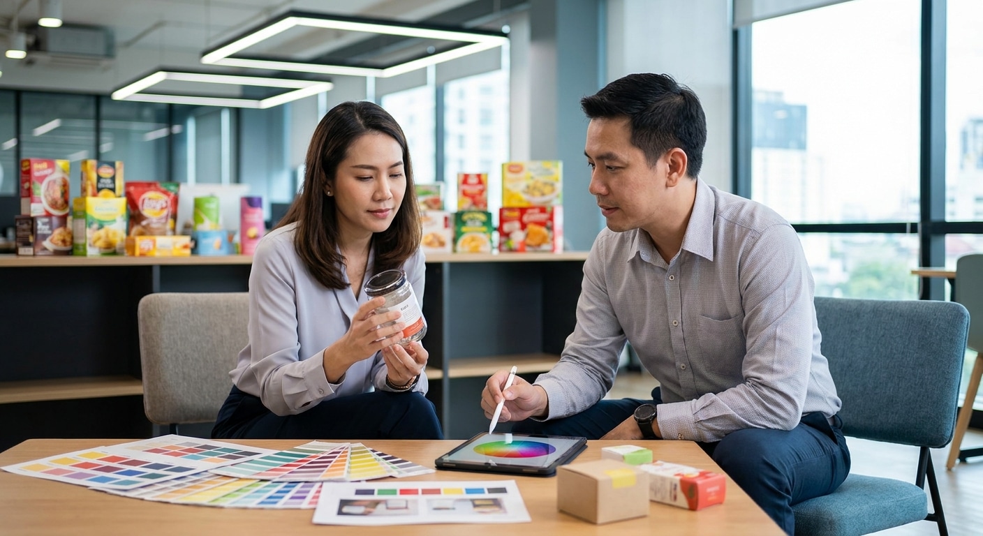 จิตวิทยาสีออกแบบฉลากและโลโก้ สร้างแบรนด์ SME ให้สะดุดตา - color-psychology-logo-label-design