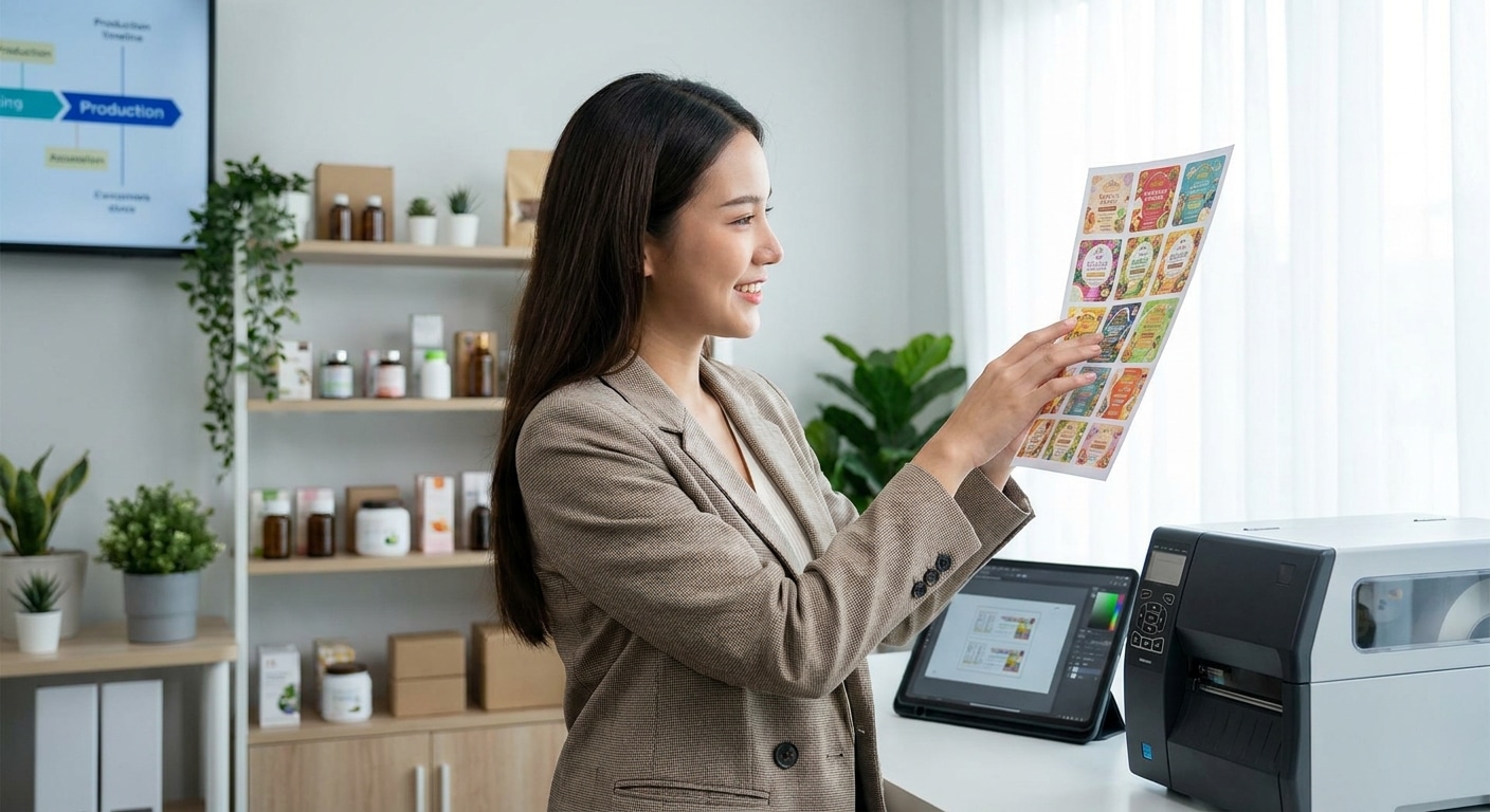 พิมพ์ฉลากสินค้าน้อยชิ้นให้พรีเมียมด้วยดิจิทัลปริ้นท์ - digital-print-short-run-labels