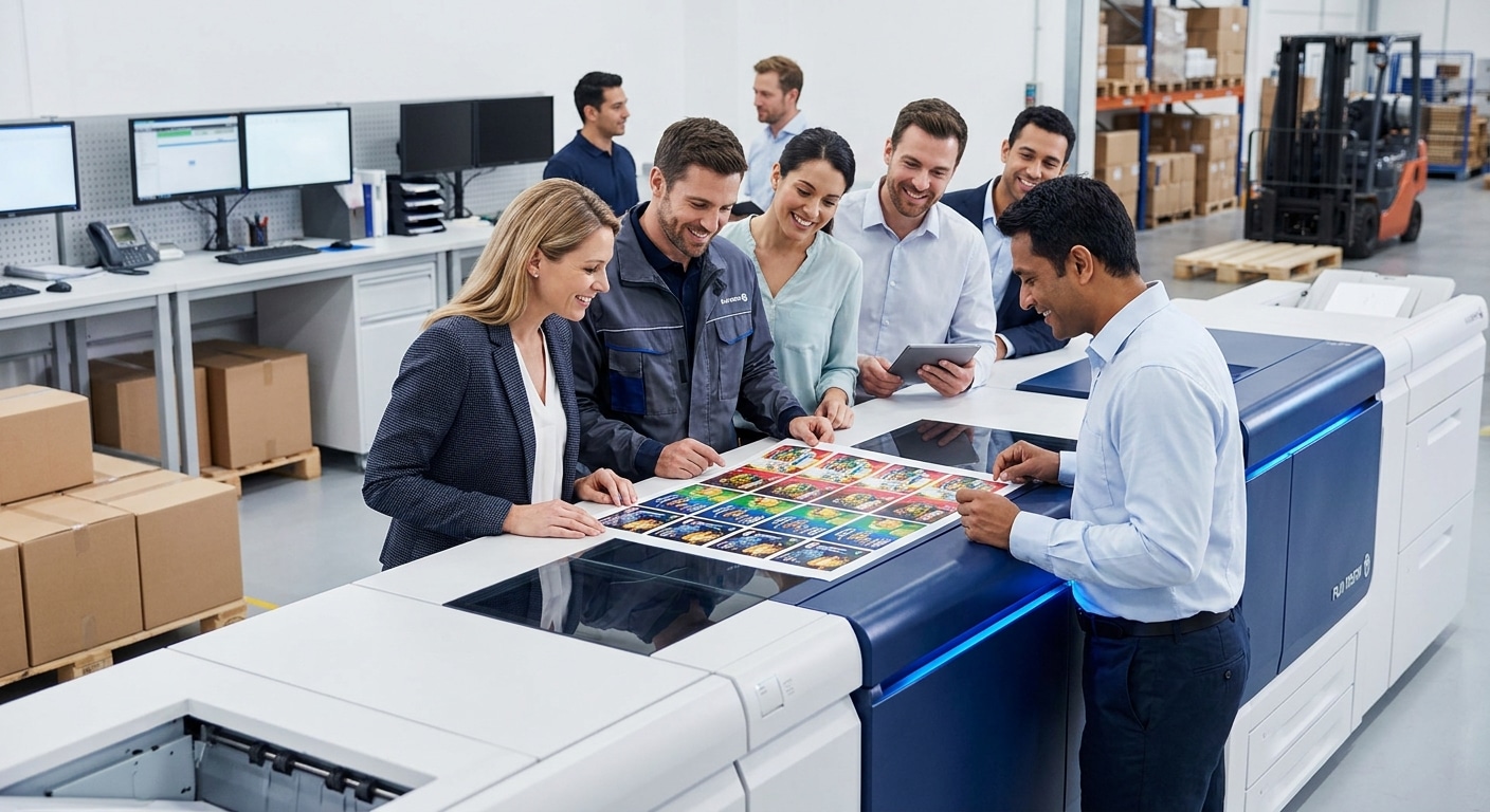 เจาะลึกเทคโนโลยีพิมพ์ 2026: หมดปัญหาโลโก้สีเพี้ยน - digital-printing-tech-2026