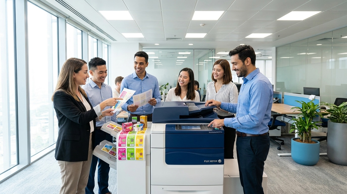 เทคโนโลยีการพิมพ์ 2026 ดิจิทัลพรินต์สีสดเป๊ะ ช่วย SME เซฟงบ - digital-printing-tech-2026-sme