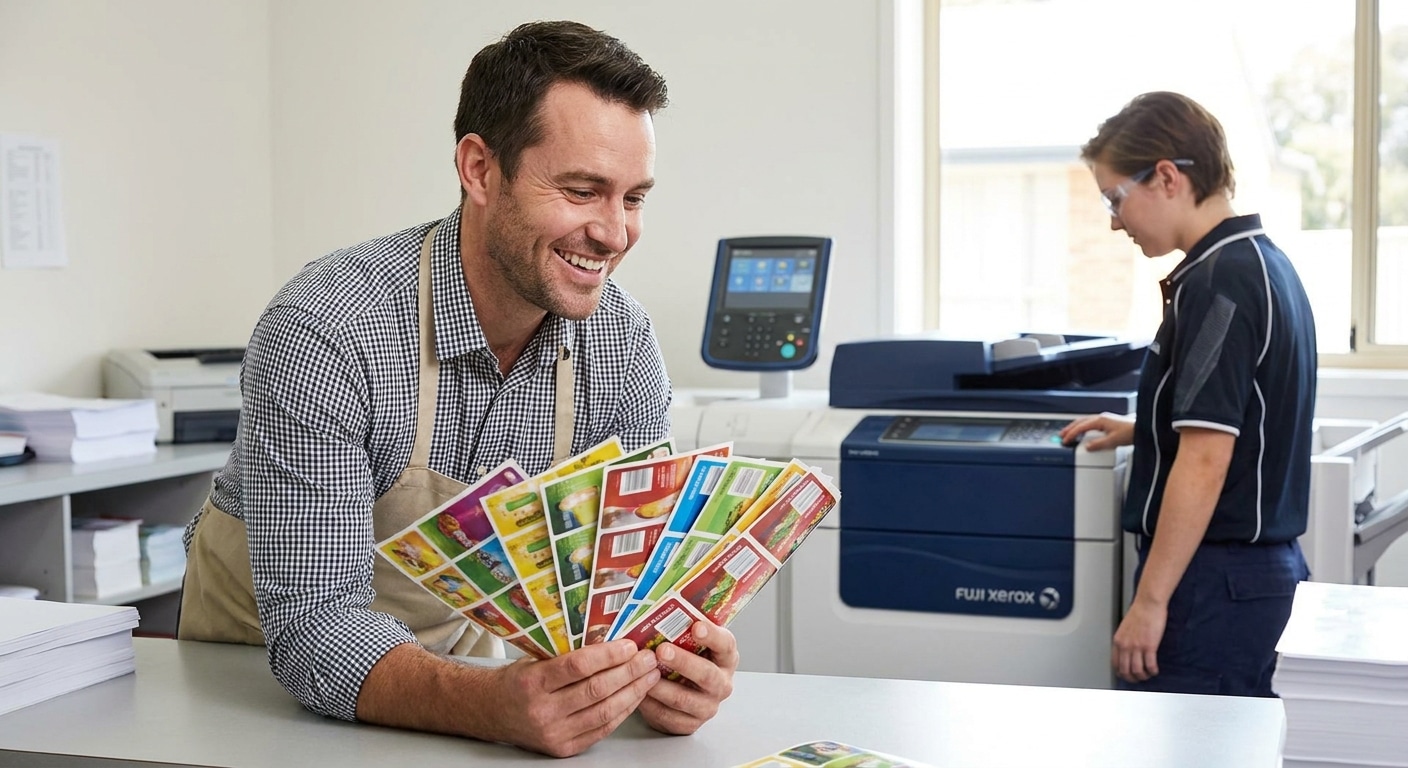 เจาะลึกเครื่องพิมพ์ดิจิทัล! พิมพ์ฉลากสีสด ไม่มีขั้นต่ำ - digital-printing-tech-sme