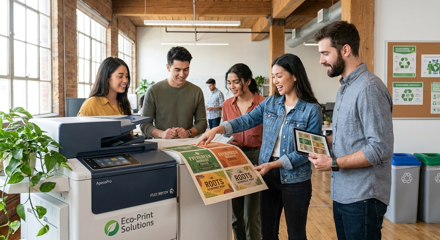 เทรนด์สิ่งพิมพ์ 2027: ฉลากรักษ์โลก ยกระดับแบรนด์ SME - eco-friendly-label-printing-trend