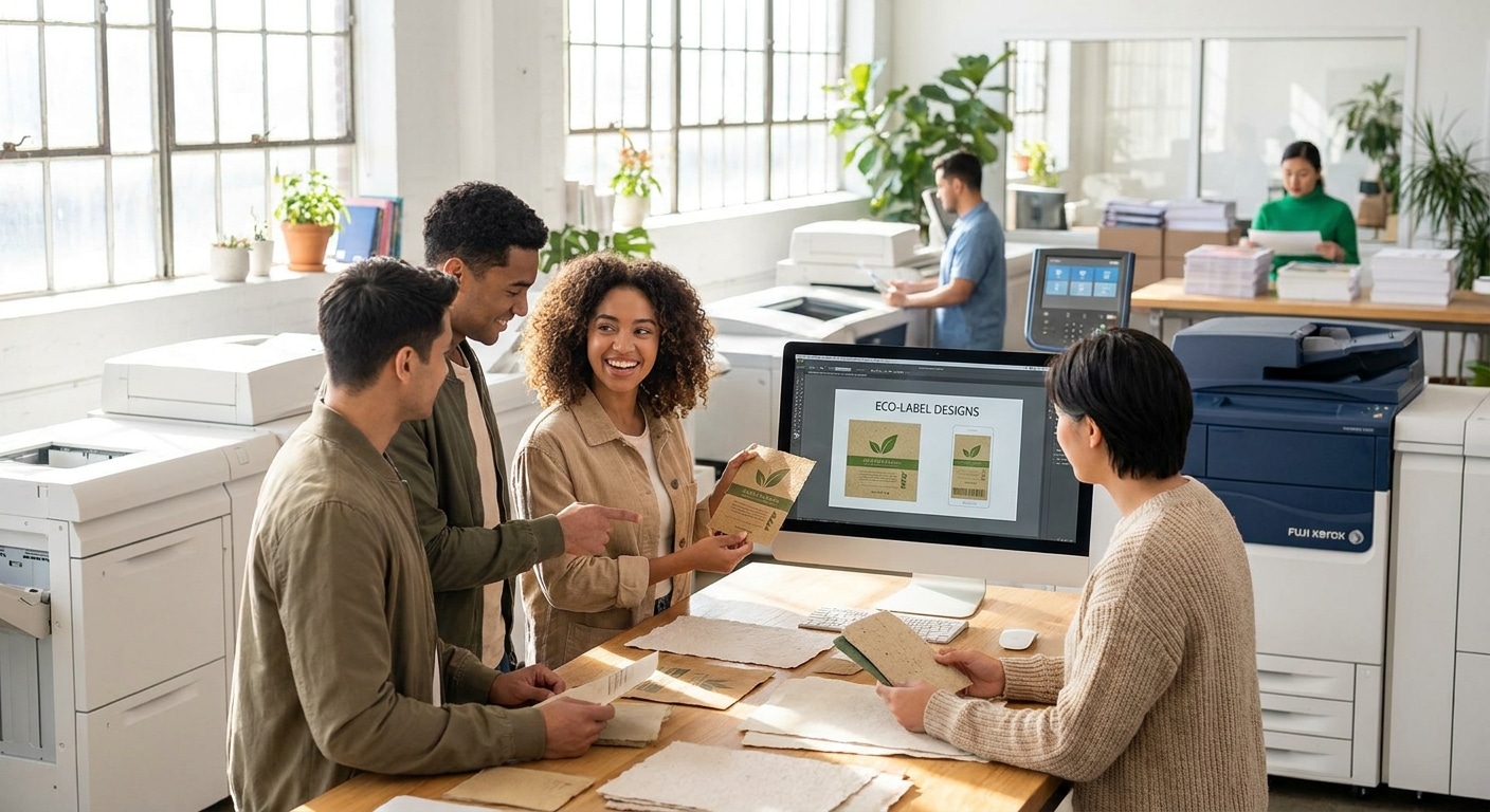 จับตาเทรนด์สิ่งพิมพ์ 2026! ฉลากสินค้ารักษ์โลกดันยอดขาย - eco-friendly-label-printing-trend